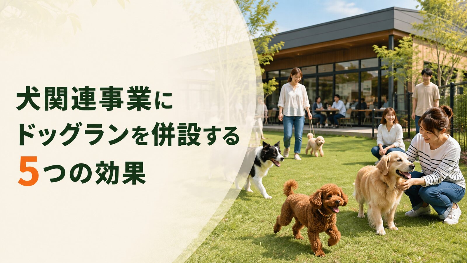 犬関連事業にドッグランを併設する5つの効果