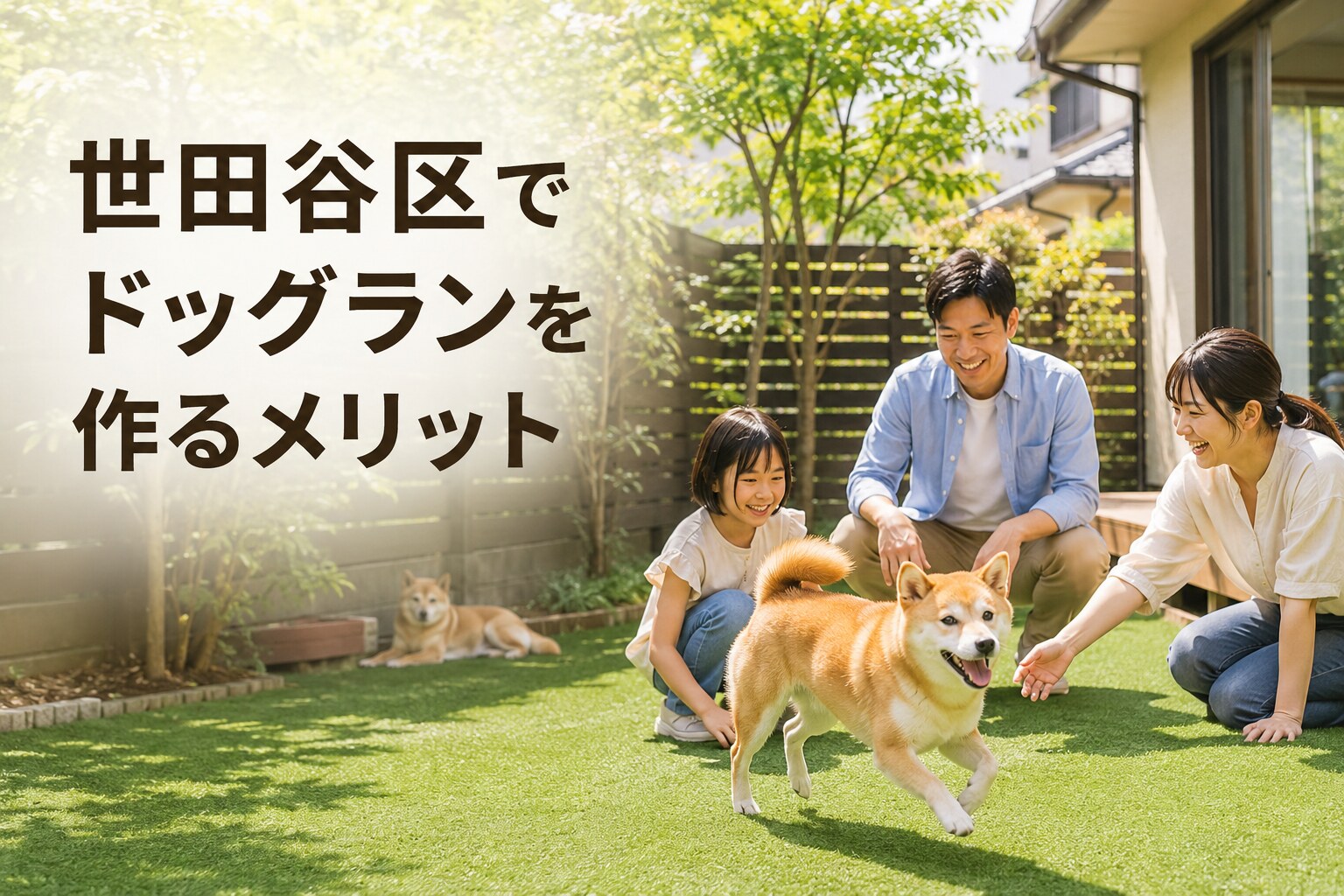 世田谷区でドッグランを作るメリット