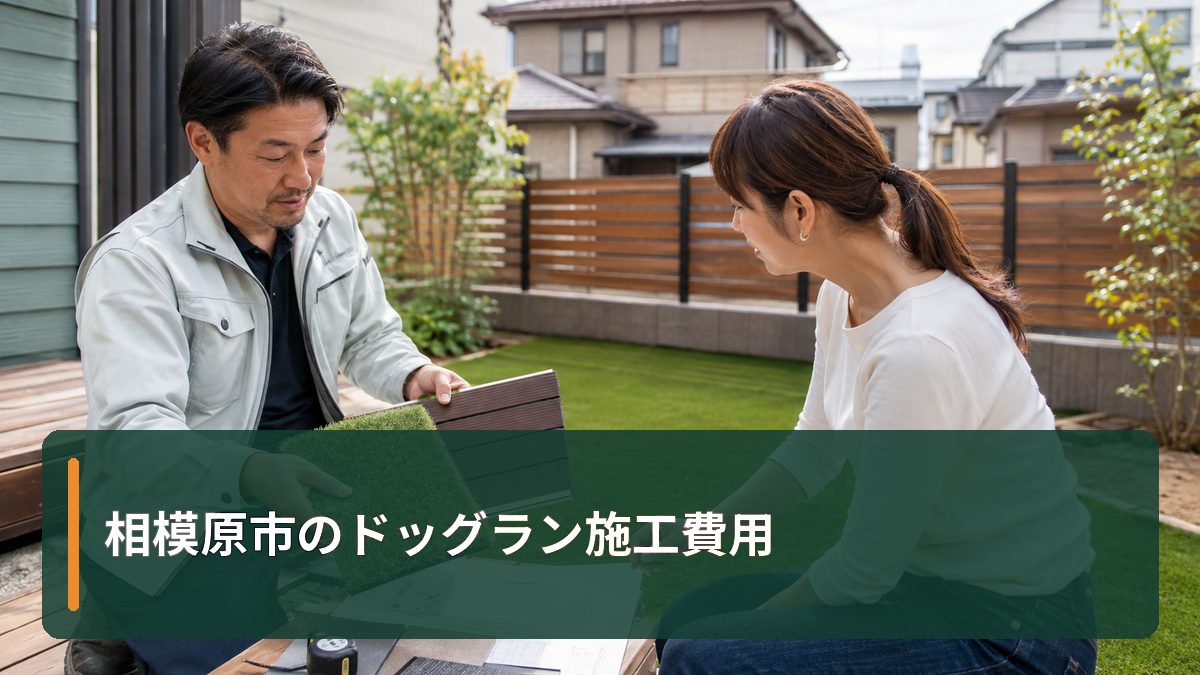 相模原市のドッグラン施工費用