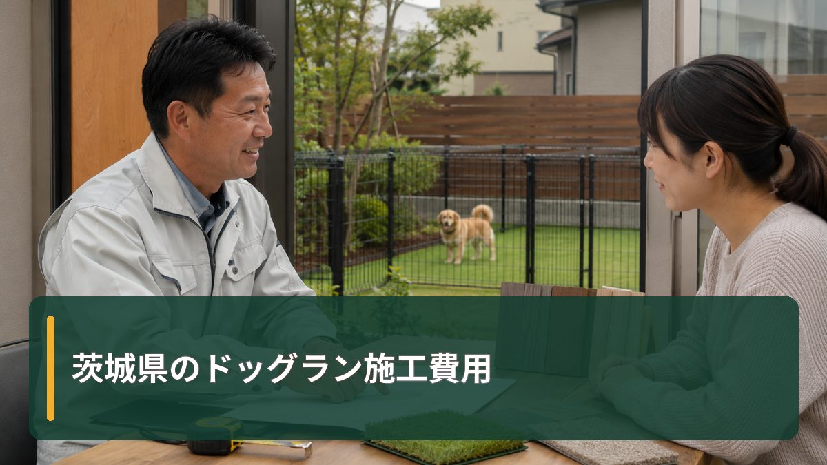 茨城県のドッグラン施工費用