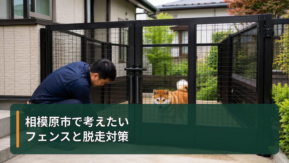 相模原市で考えたいフェンスと脱走対策