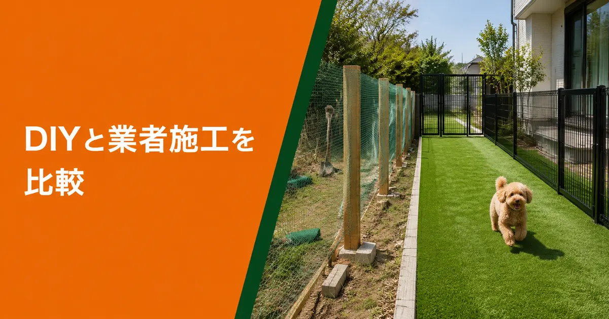 DIYと業者施工の比較
