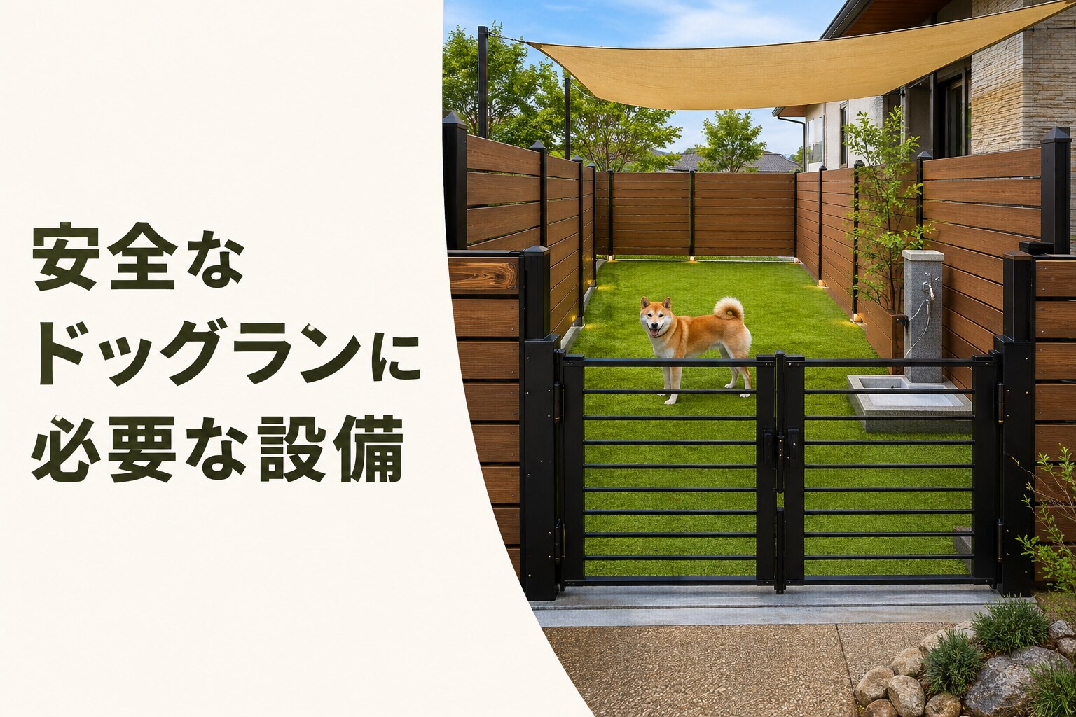 安全なドッグランに必要な設備
