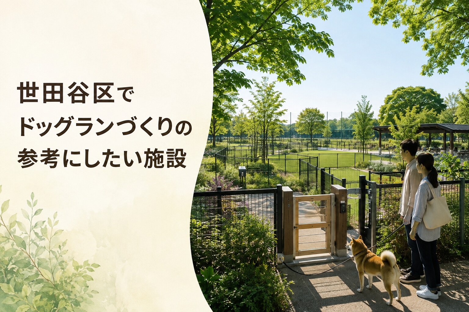 世田谷区でドッグランづくりの参考にしたい施設