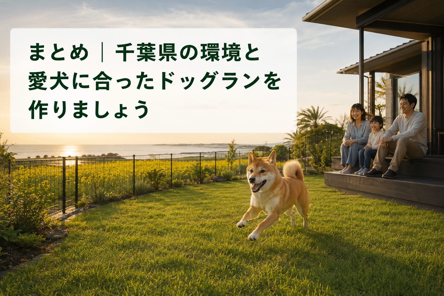 まとめ|千葉県の環境と愛犬に合ったドッグランを作りましょう