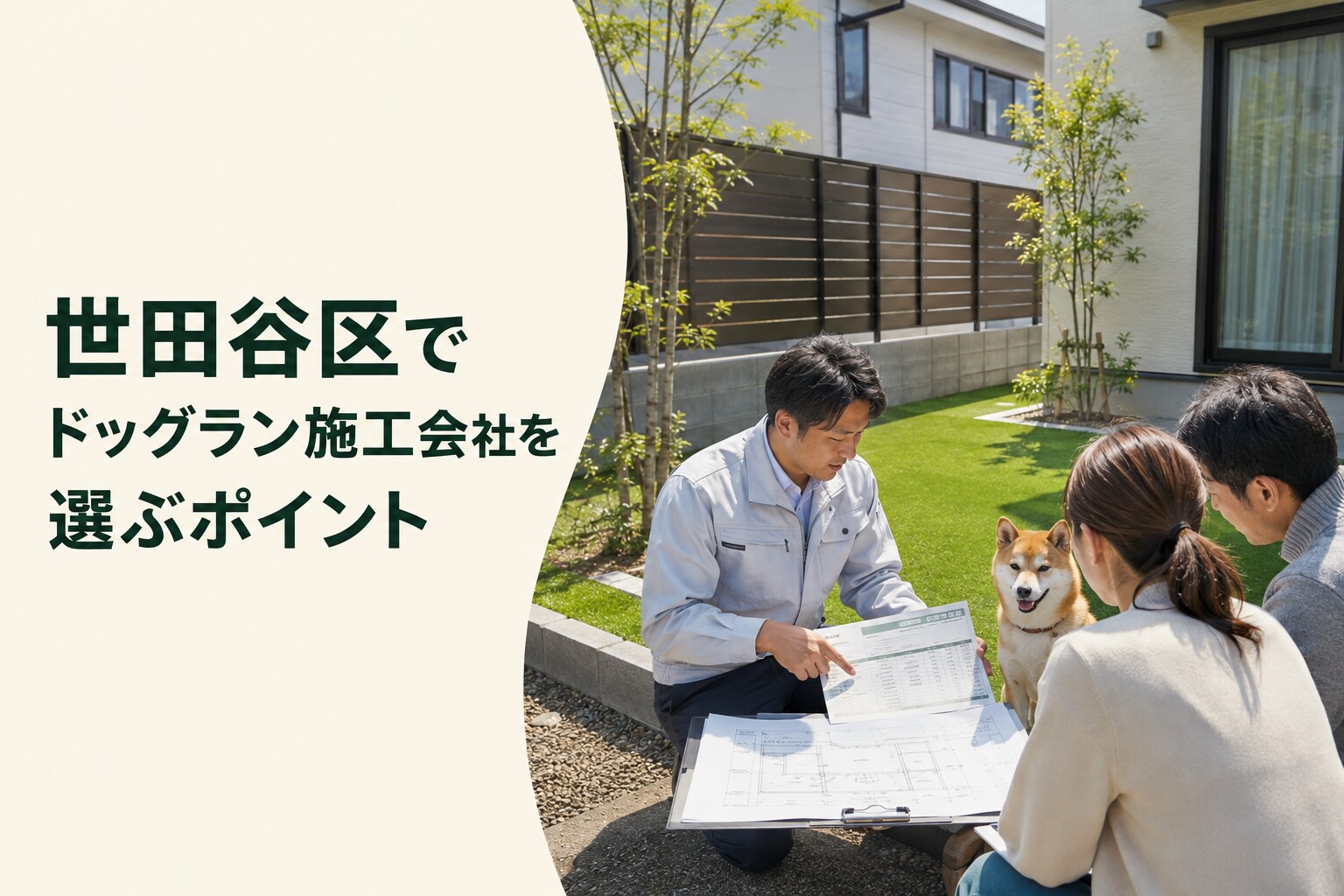 世田谷区でドッグラン施工会社を選ぶポイント