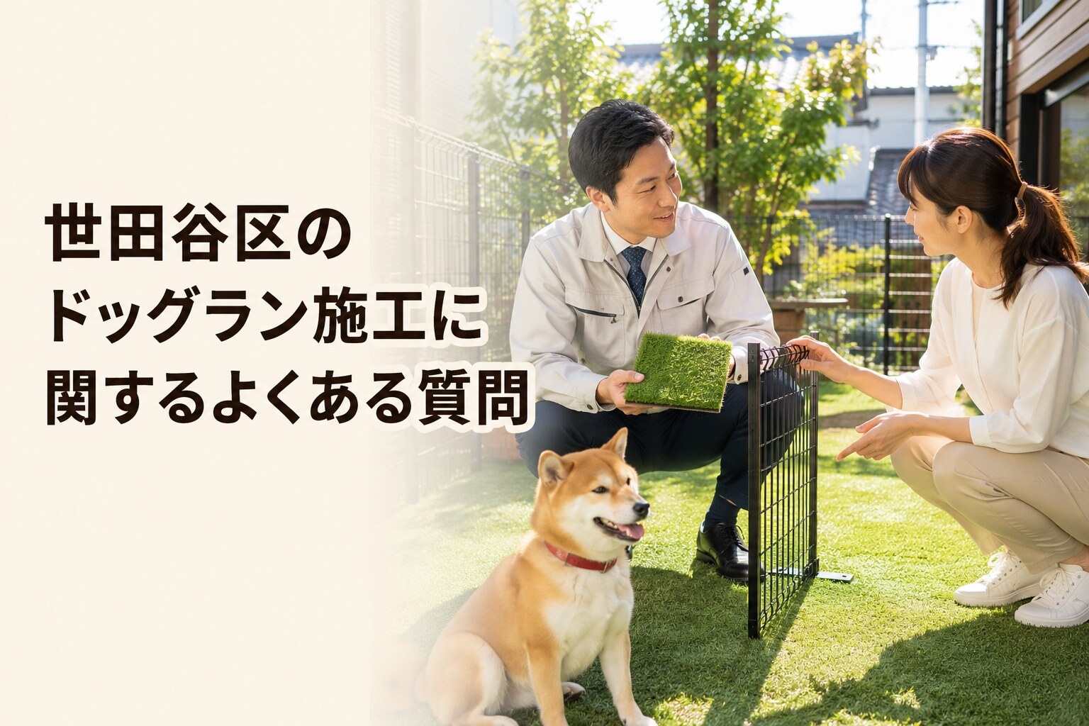 世田谷区のドッグラン施工に関するよくある質問