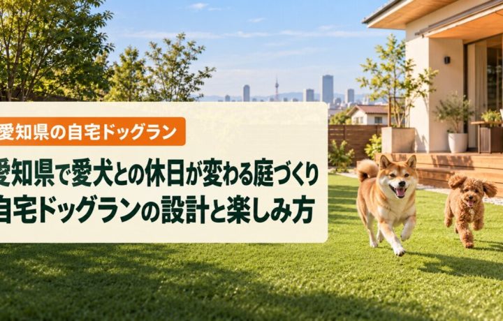 愛知県で愛犬との休日が変わる庭づくり｜自宅ドッグランの設計と楽しみ方