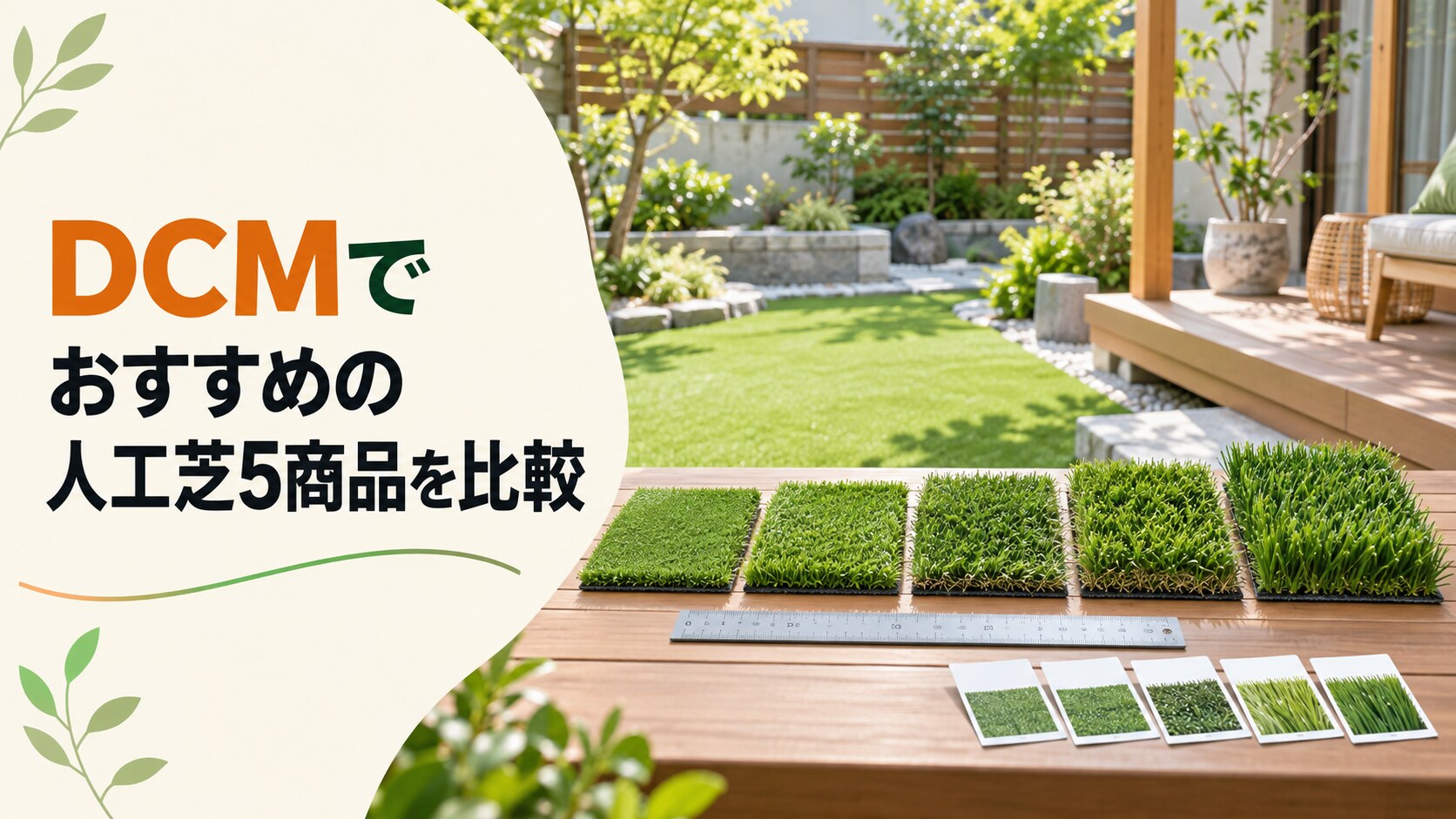DCMの人工芝おすすめ5商品比較