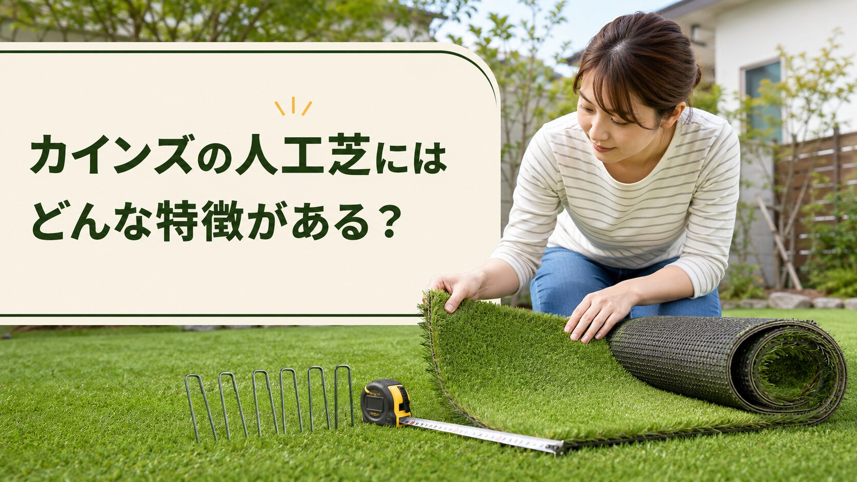 カインズ人工芝の特徴