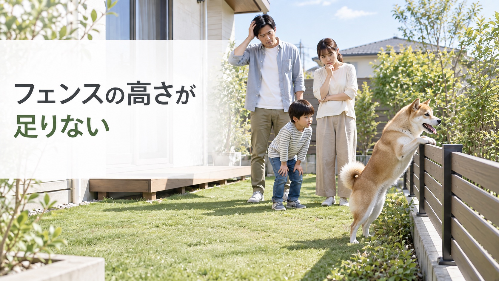 【失敗3】フェンスの高さが足りなかった