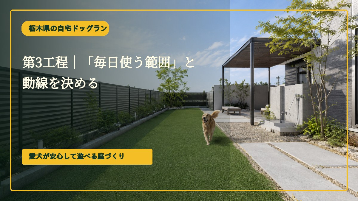 第3工程｜「毎日使う範囲」と動線を決める