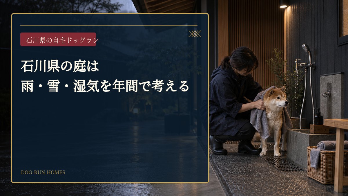 石川県の庭は雨・雪・湿気を年間で考える