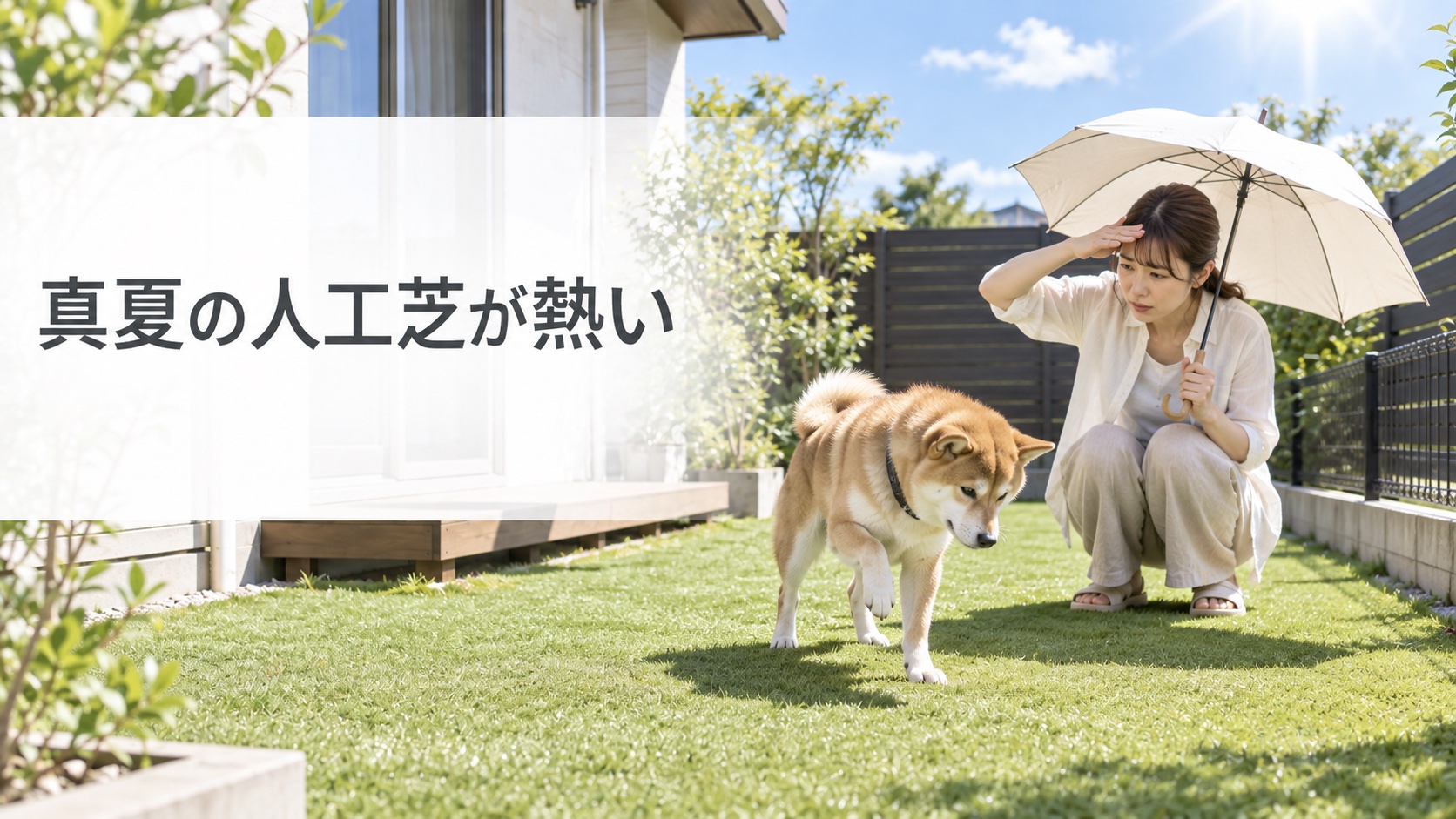 【失敗7】真夏の人工芝が熱くて遊べない