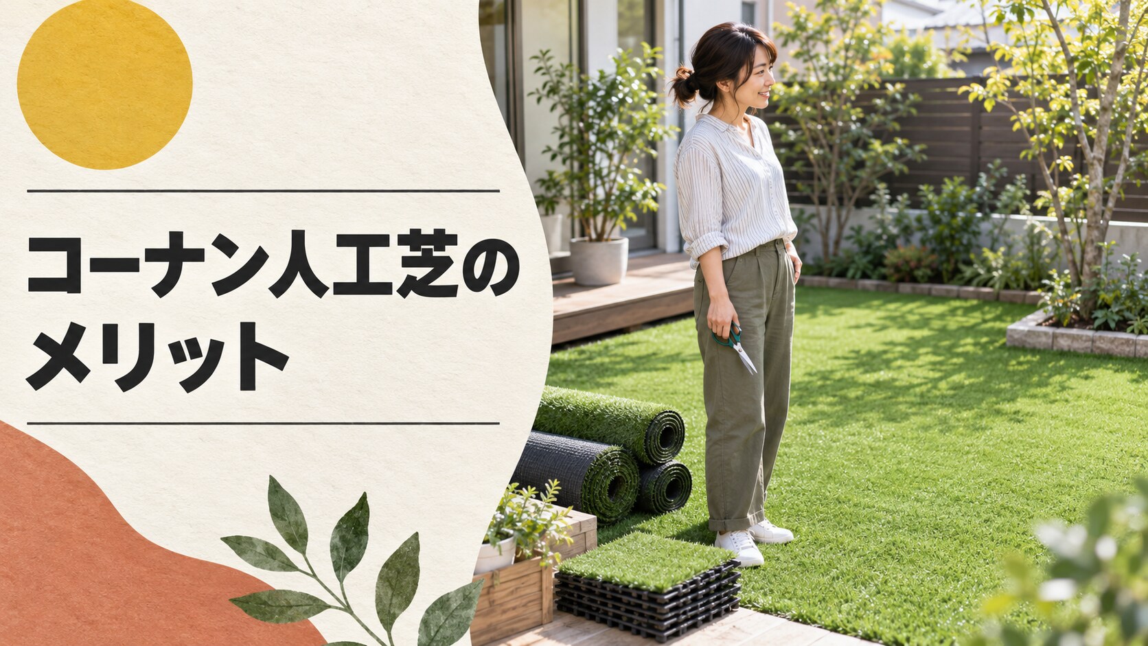 コーナンの人工芝を選ぶメリット