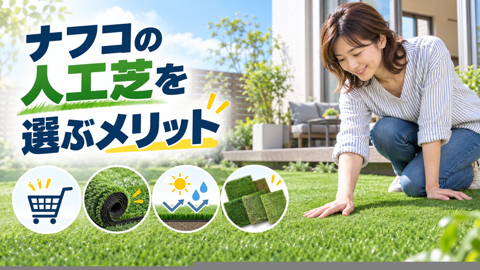 ナフコの人工芝を選ぶメリット