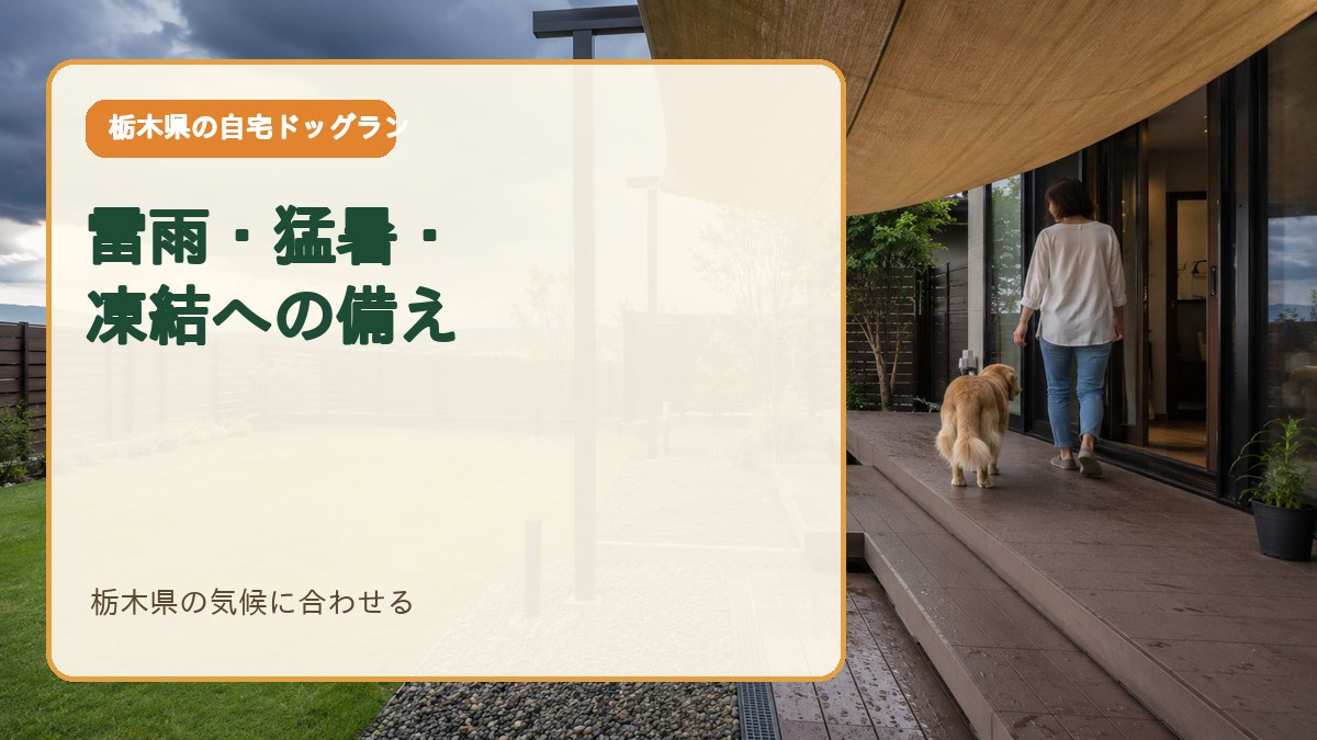 栃木県の雷雨・猛暑・凍結への備え
