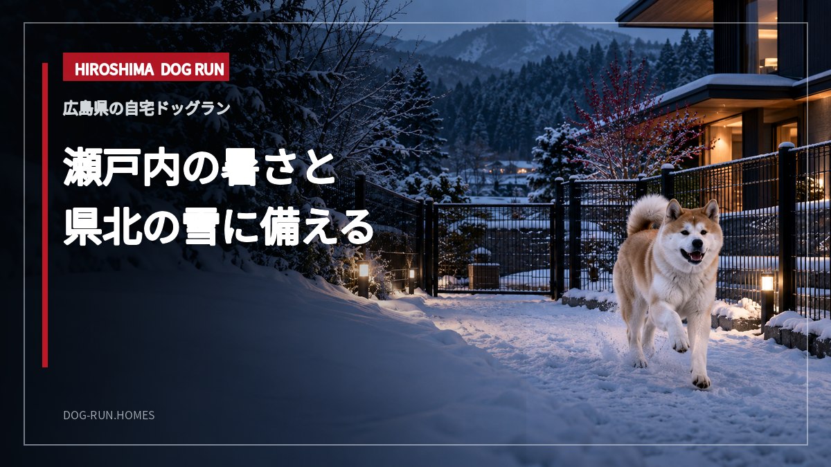 瀬戸内の暑さと 県北の雪に備える