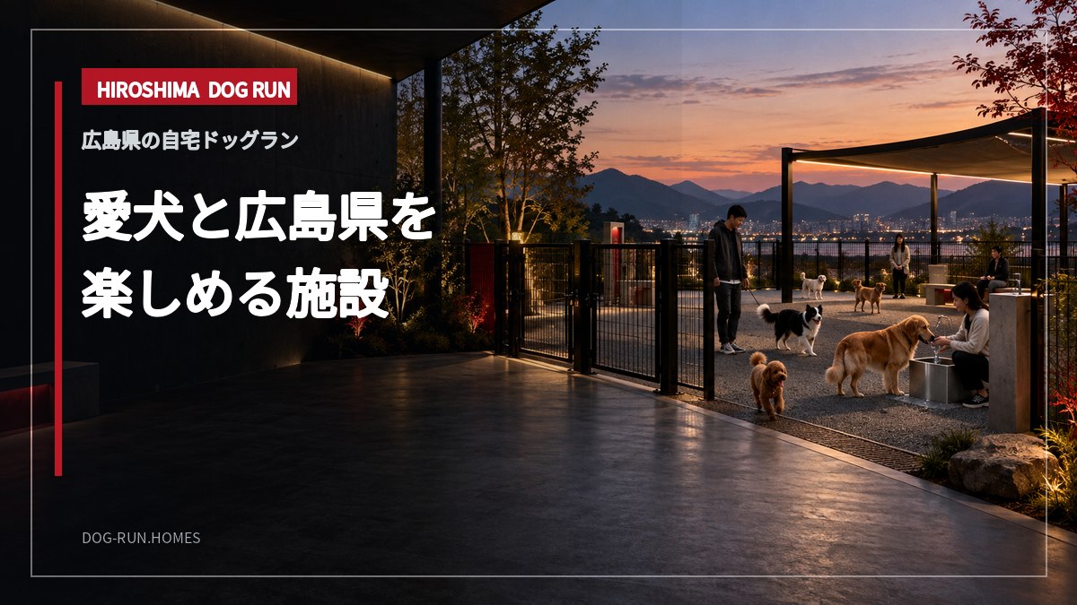 愛犬と広島県を 楽しめる施設