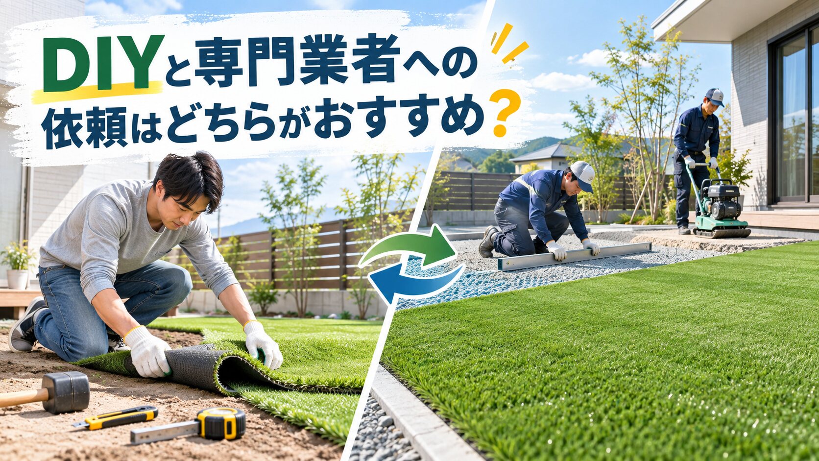 DIYと専門業者への依頼はどちらがおすすめ？