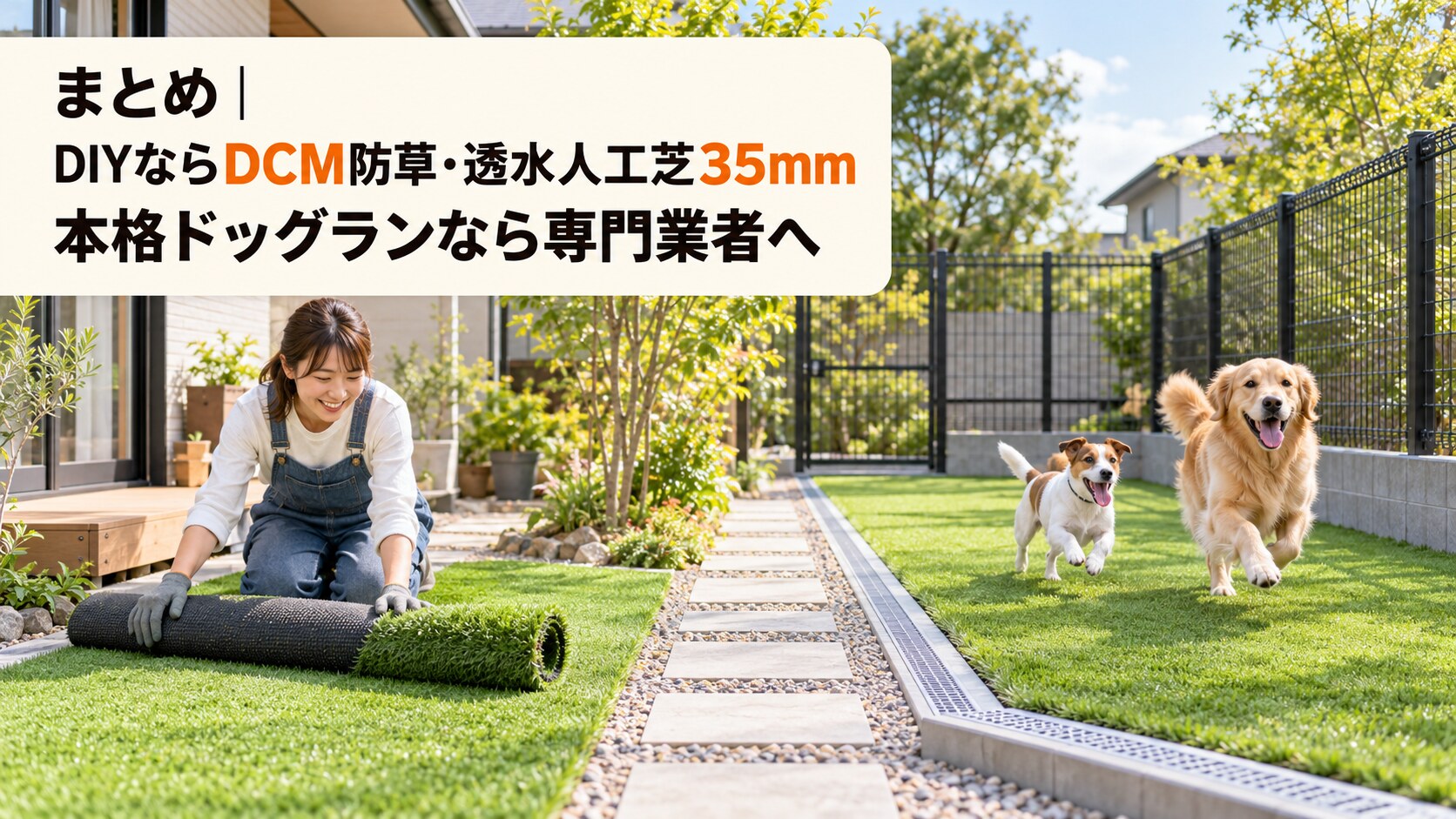 DCM人工芝のまとめ