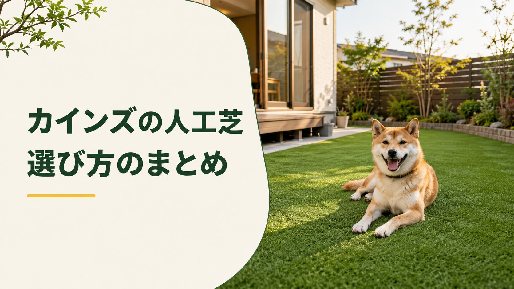 カインズ人工芝おすすめ商品のまとめ