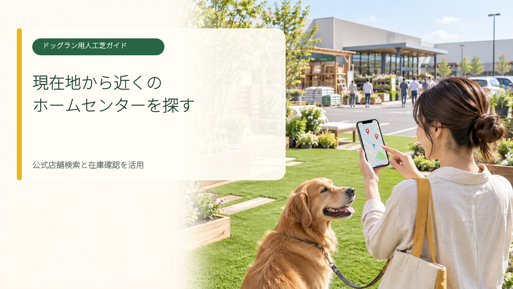 現在地や住所から近くのホームセンターを探す方法